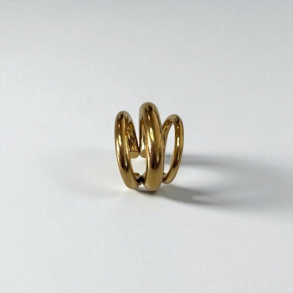 1 Ear Clip Waterproof Metal Earring - Picture 3 of 6